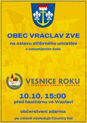 Oslava stříbrného umístění v celostátním kole soutěže Vesnice roku 2026
