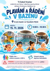 Plavání s TJ Sokol Vraclav listopad 2026