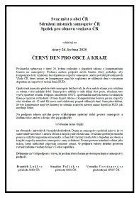 Černý den pro obce a kraje