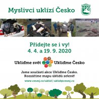 Myslivci uklízí Česko 4.4. a 19. 9. 2020