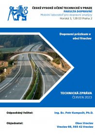 Výsledky provedeného dopravního průzkumu v obci Vraclav 6/2023