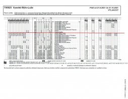 Výluka autobusového spoje ČSAD č. 700925 VM - Luže 21.6. - 31.10.2021