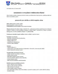 Výběrové řízení - pracovník pro údržbu