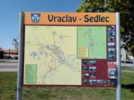 Nové orientační tabule ve Vraclavi a Sedleci