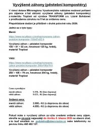 Vyvýšené záhony - nabídka do 5.3.2026